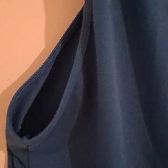 Women's Blue Sleeveless Top - Picture 2 of 7